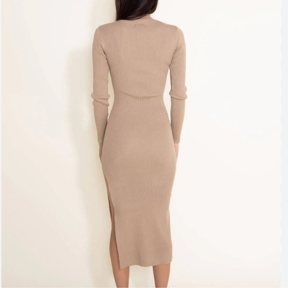 Mable | Ribbed Sweater Dress - Picture 2 of 8